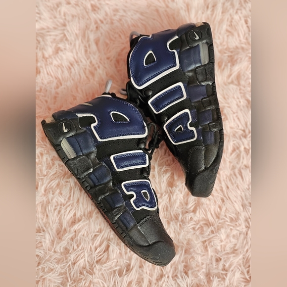 Nike Air More Uptempo GS Black/Grape/Gold WITHOUT ORIGINAL BOX - Picture 6 of 9